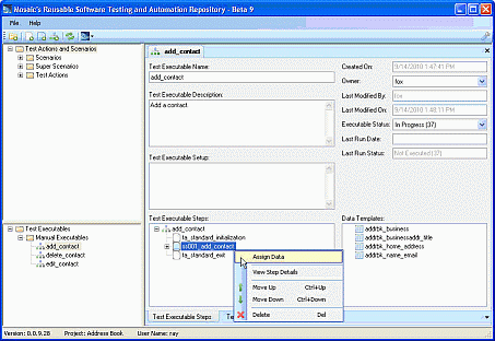 RSTAR Screen Shot Assign Data Resampled